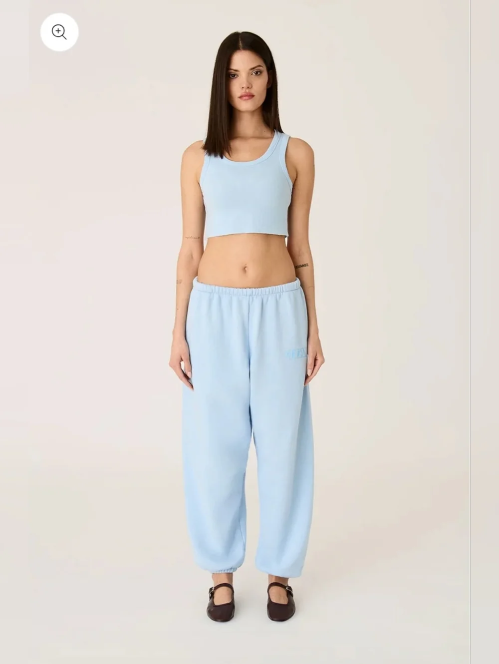 DDAM Adam Sweatpants Retro. in Cashmere Blue. Size M